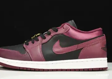 Hyperoad Dark Jordan 1 Beetroot Black Low 0630